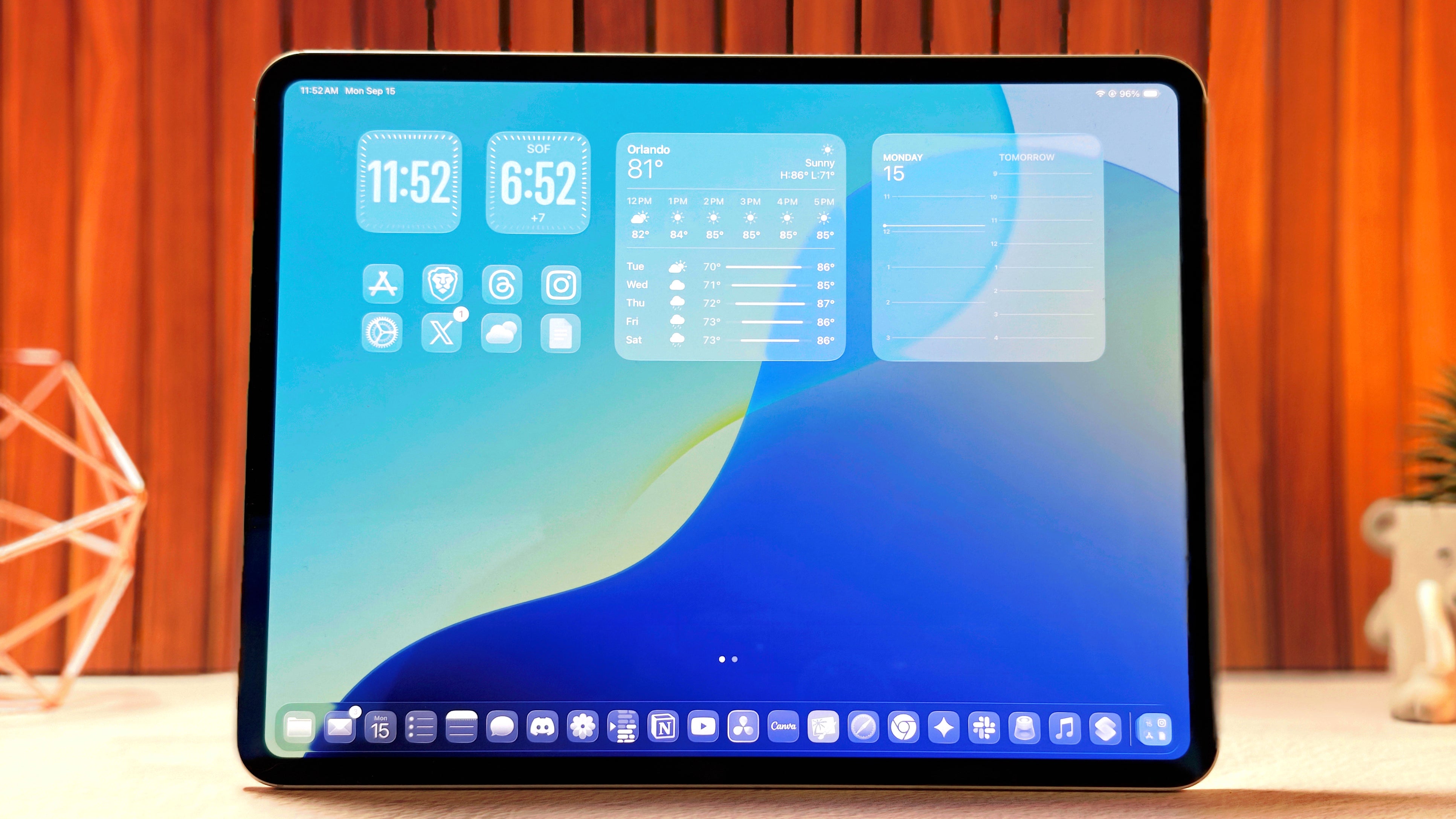 Johanna’s iPad on iPadOS 26