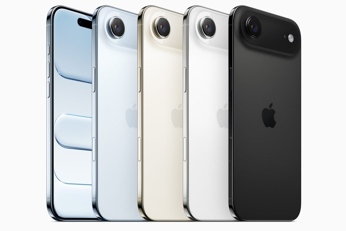 Official iPhone Air image showcasing its color options