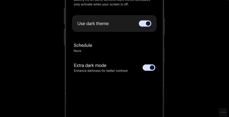 Screenshots from Nothing OS 4.0 UI