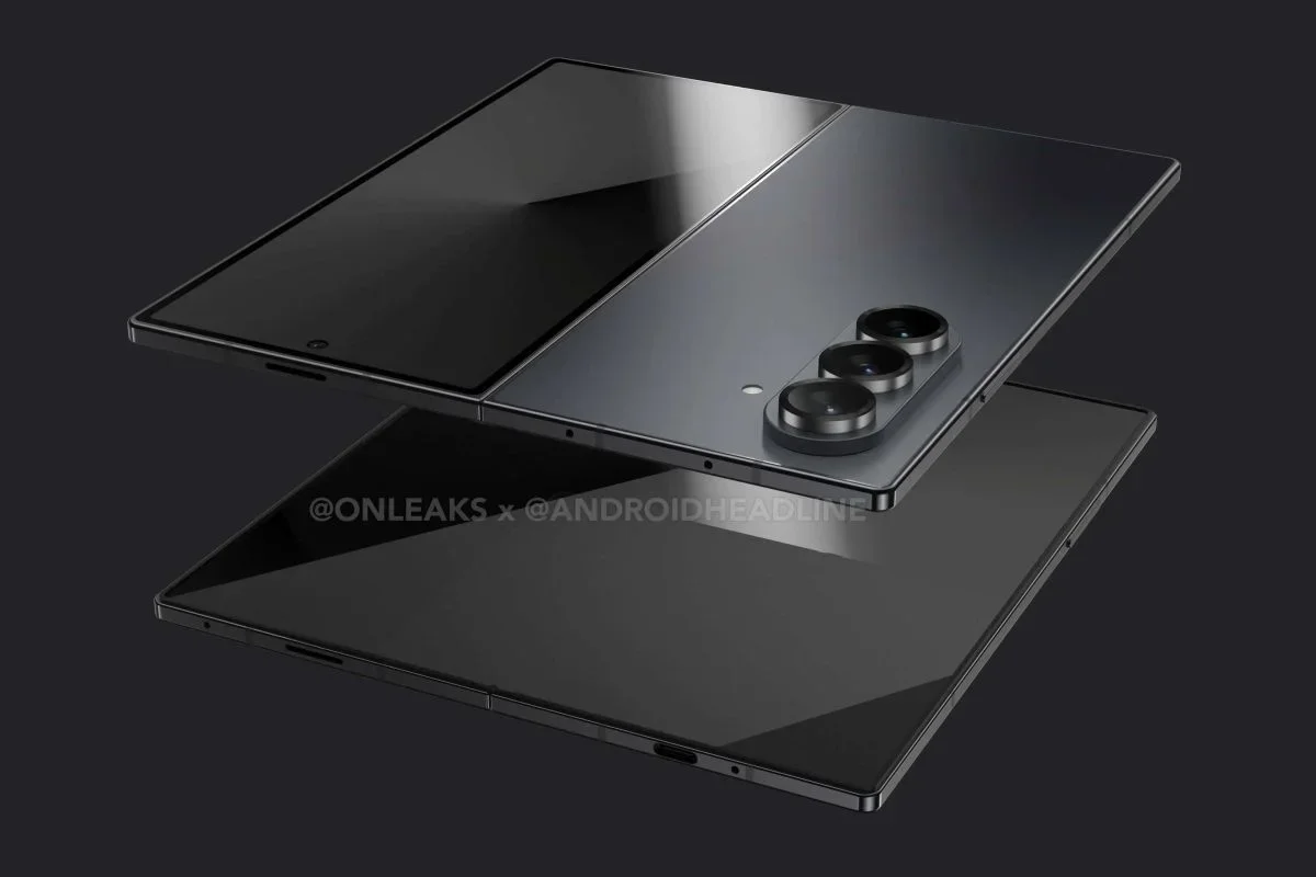 Image by OnLeaks, Android Headlines - Apple patiently waited the Galaxy Z Fold 7 to succeed, so it can crush it with the foldable iPhone