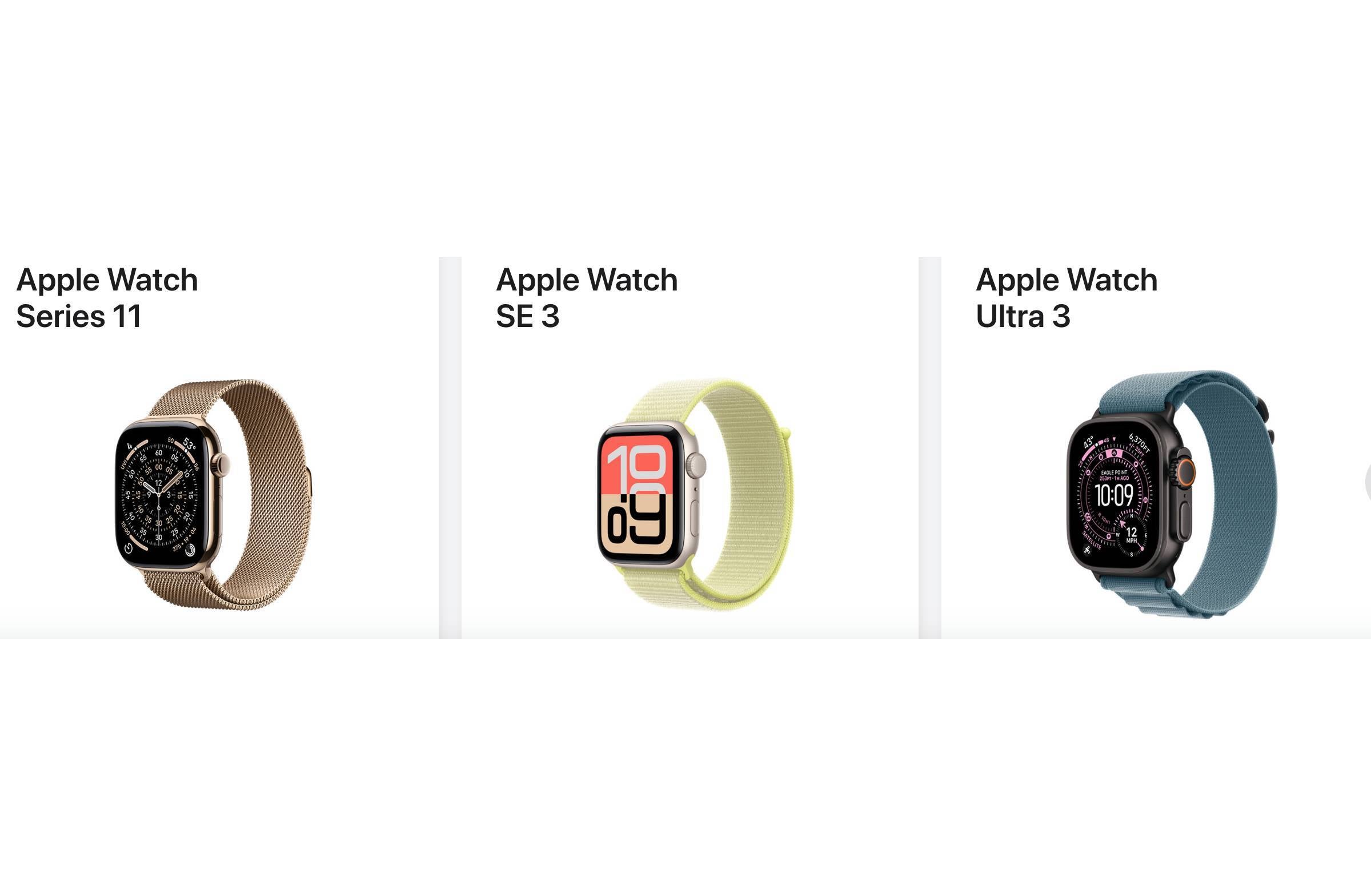 Apple Watch 11 Ultra 3 SE 3 RedCap 5G T-Mobile
