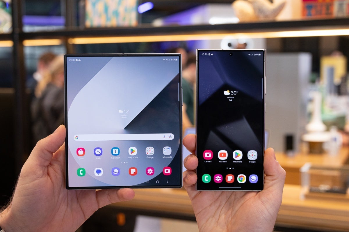 Samsung Galaxy Z Fold 6 and Galaxy S24 Ultra