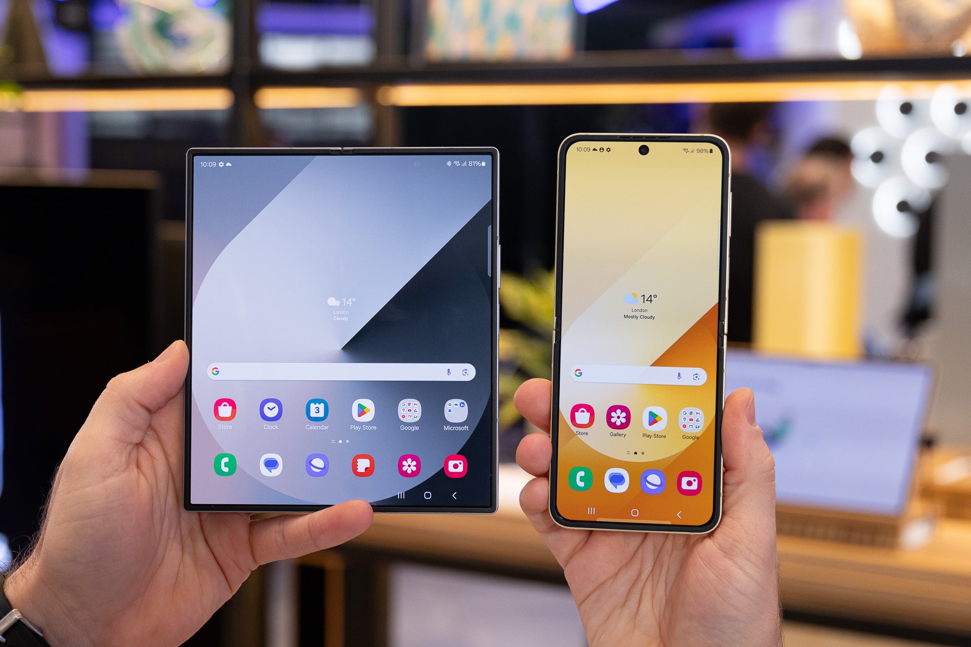 Samsung Galaxy Z Fold 6 and Galaxy Z Flip 6. | Image Credit - PhoneArena - Samsung sticks to the One UI 8 update schedule with a stable release for last year’s foldables