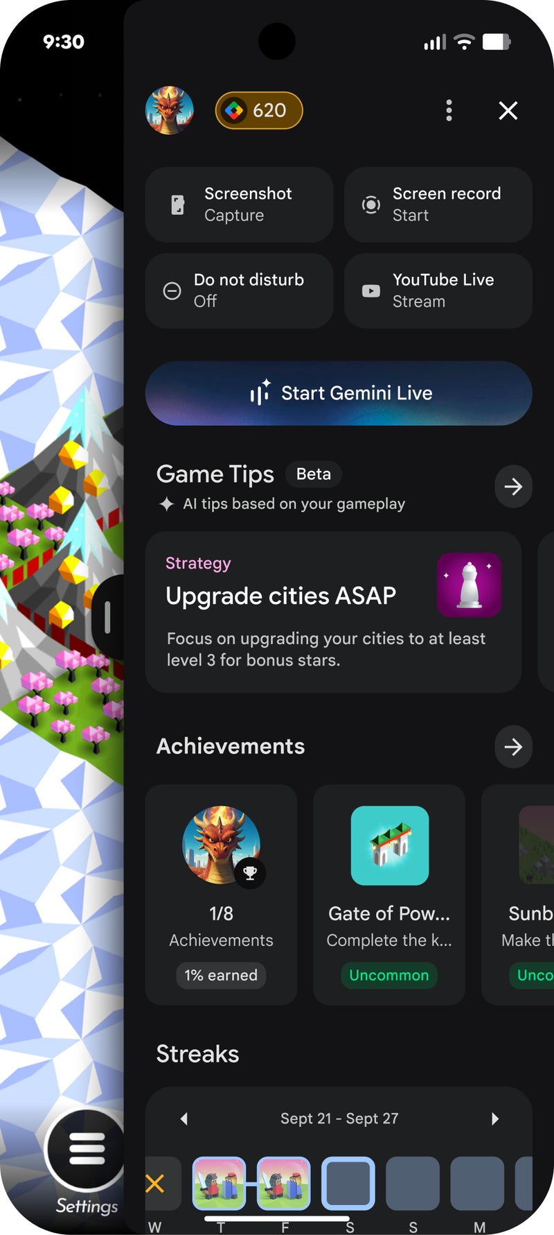 Google Play Store game sidekick