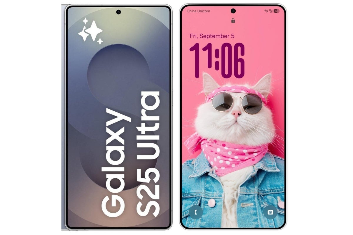 Galaxy S26 Ultra concept next to Galaxy S25 Ultra design