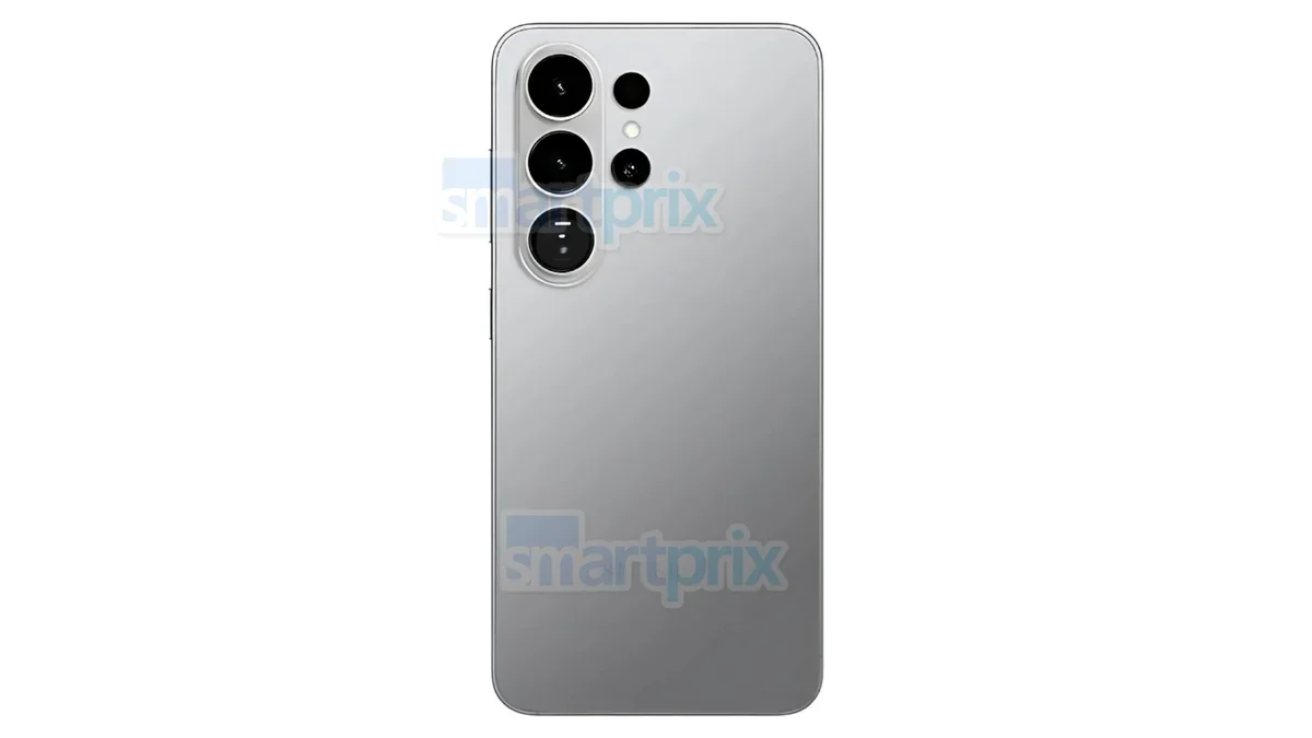 Leaked render of the Galaxy S26 Ultra. | Image Credit - SmartPrix - Galaxy S26 Ultra poll: 56% say a brighter display alone isn't enough to warrant an upgrade