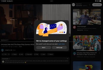 The YouTube age verification pop-up. | Image Credit - u/Furry-0145 at Reddit