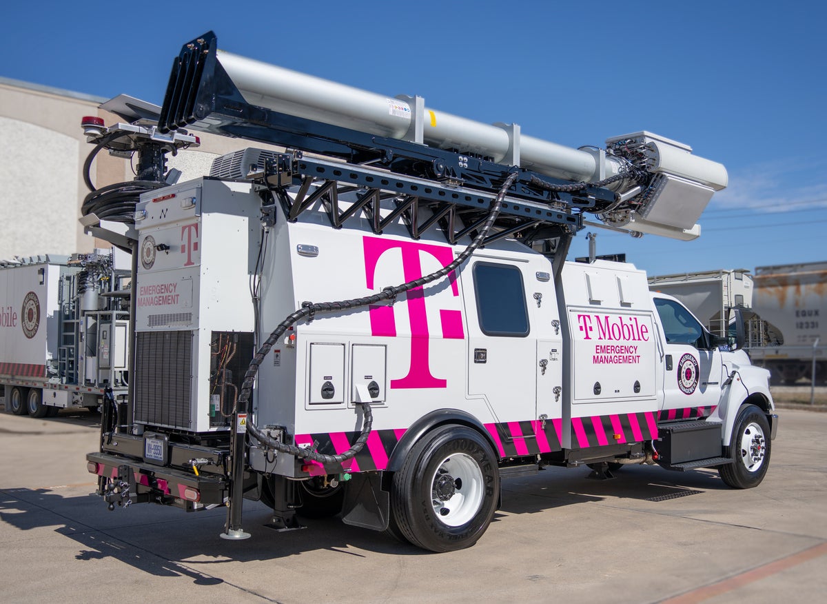 A T-Mobile SatCOLT, which is a mobile cell site mounted on a towed trailer. | Image credit-T-Mobile - T-Mobile reveals its disaster and dangerous weather protocol to keep subscribers connected