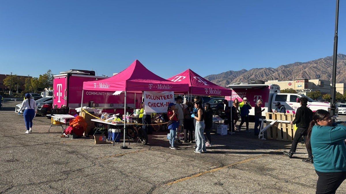 T-Mobile gets its people into an affected area to help people get their lives back. | Image Credit-T-Mobile - T-Mobile reveals its disaster and dangerous weather protocol to keep subscribers connected