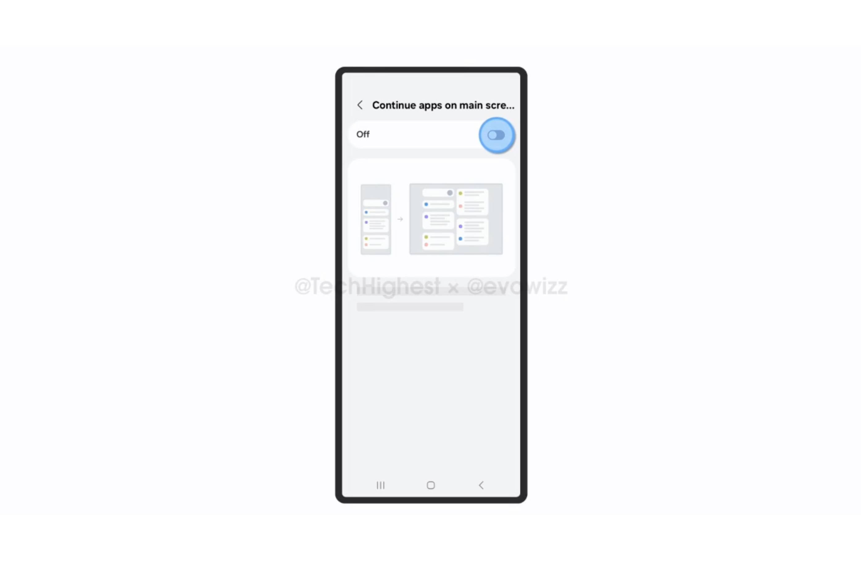 Samsung Galaxy TriFold UI