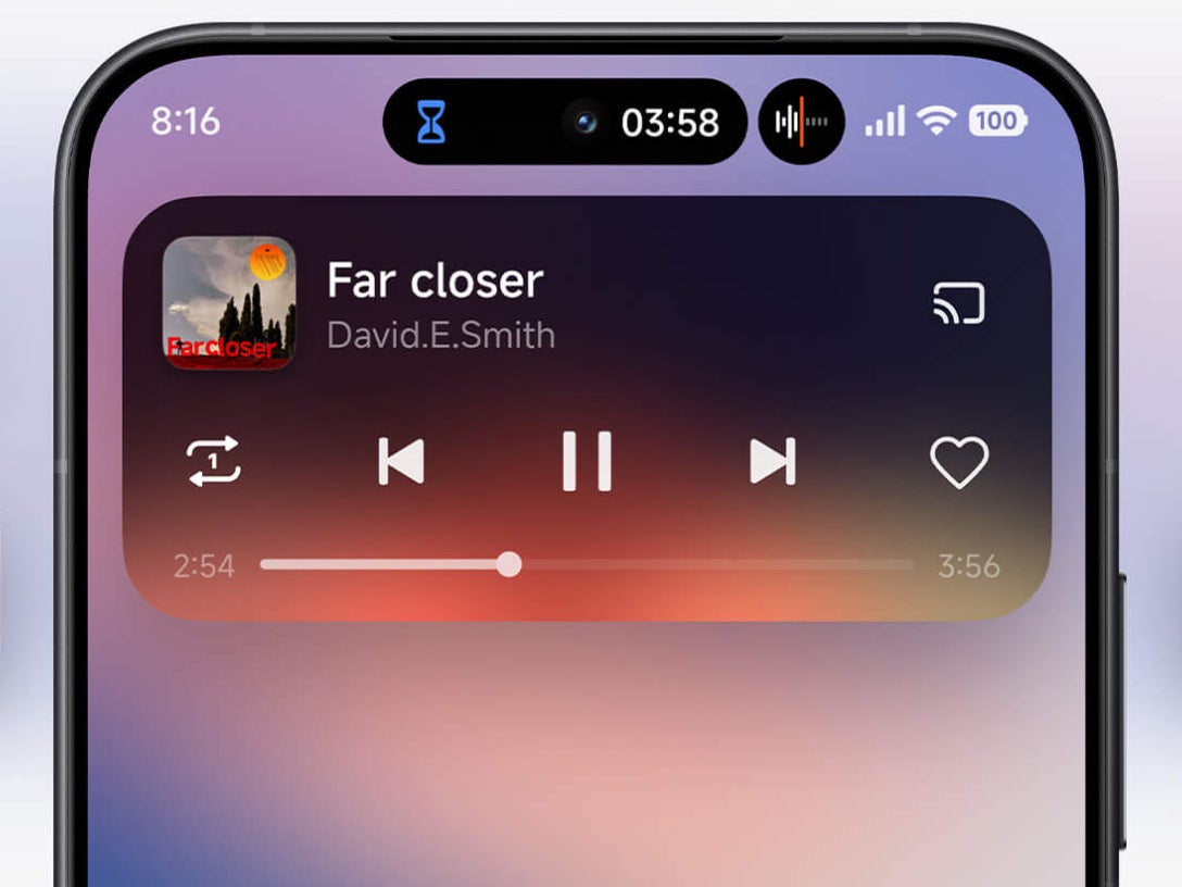 HyperIsland on Xiaomi HyperOS 3. | Image credit — Xiaomi - Xiaomi 17 is pretty great, but the blatant iPhone 17 copying is just too much for me