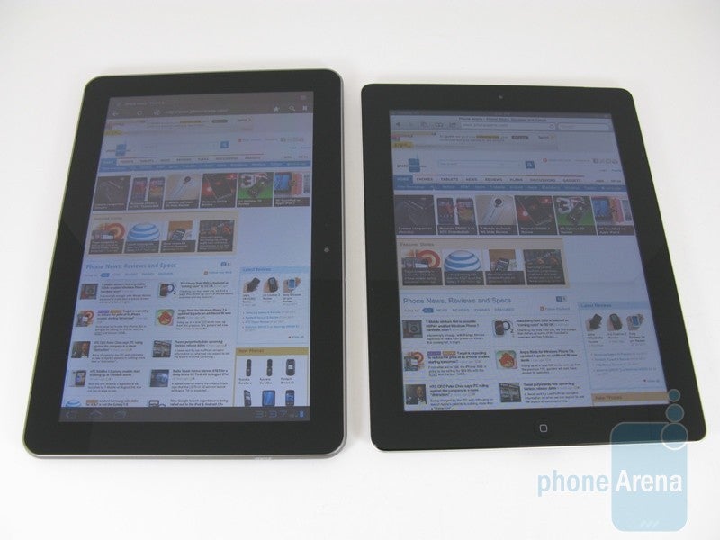 Verizon's Samsung Galaxy Tab 10.1 vs Apple iPad 2: Internet and Data