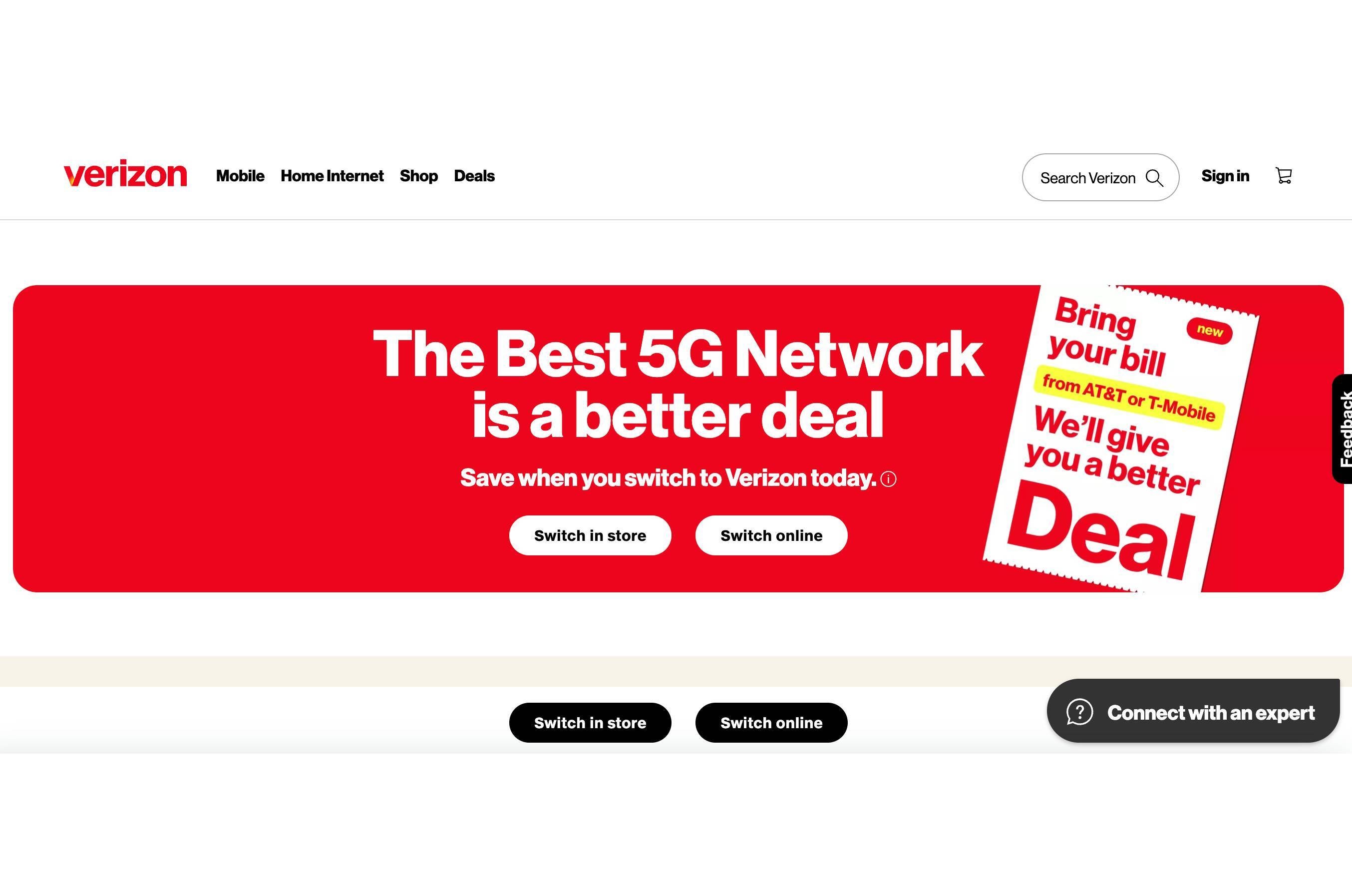 Verizon lower bill than AT&amp;amp;T and T-Mobile