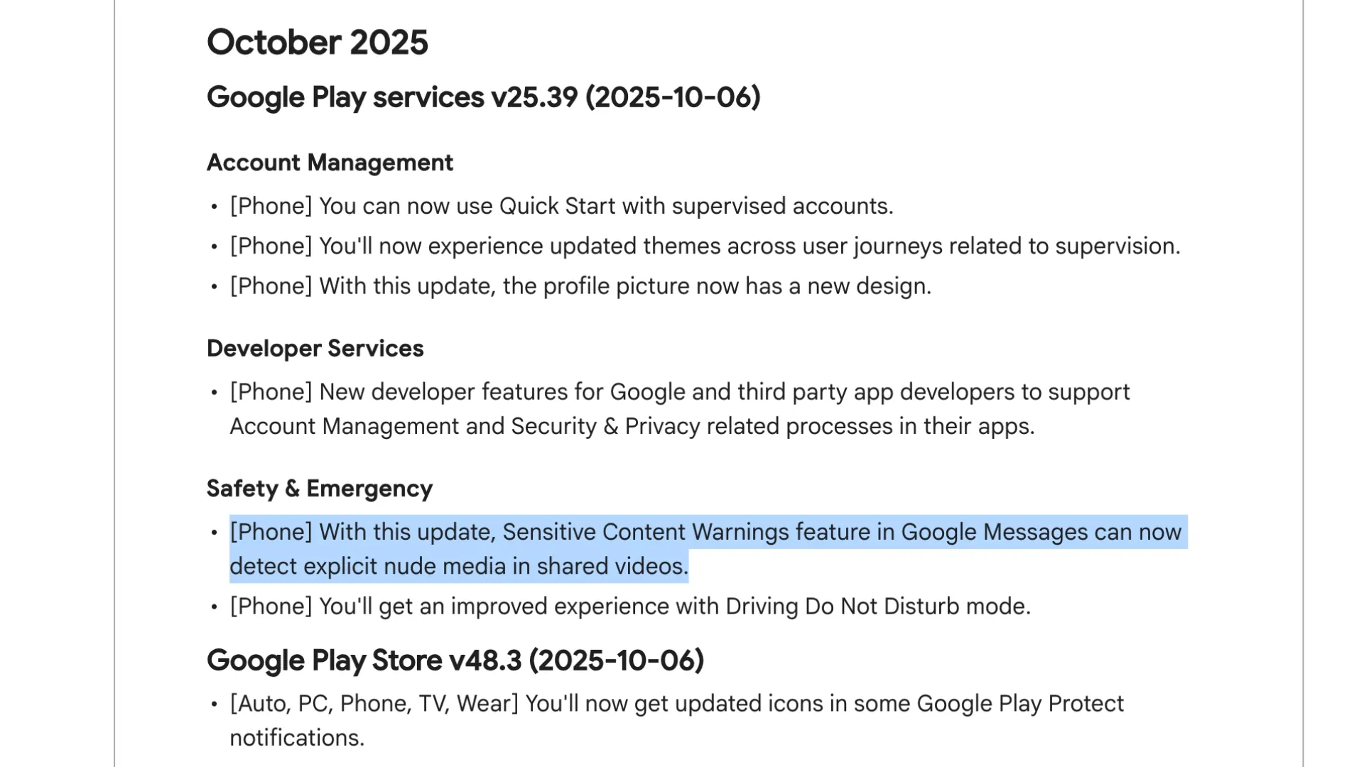 Google Messages can now warn you before you open certain videos
