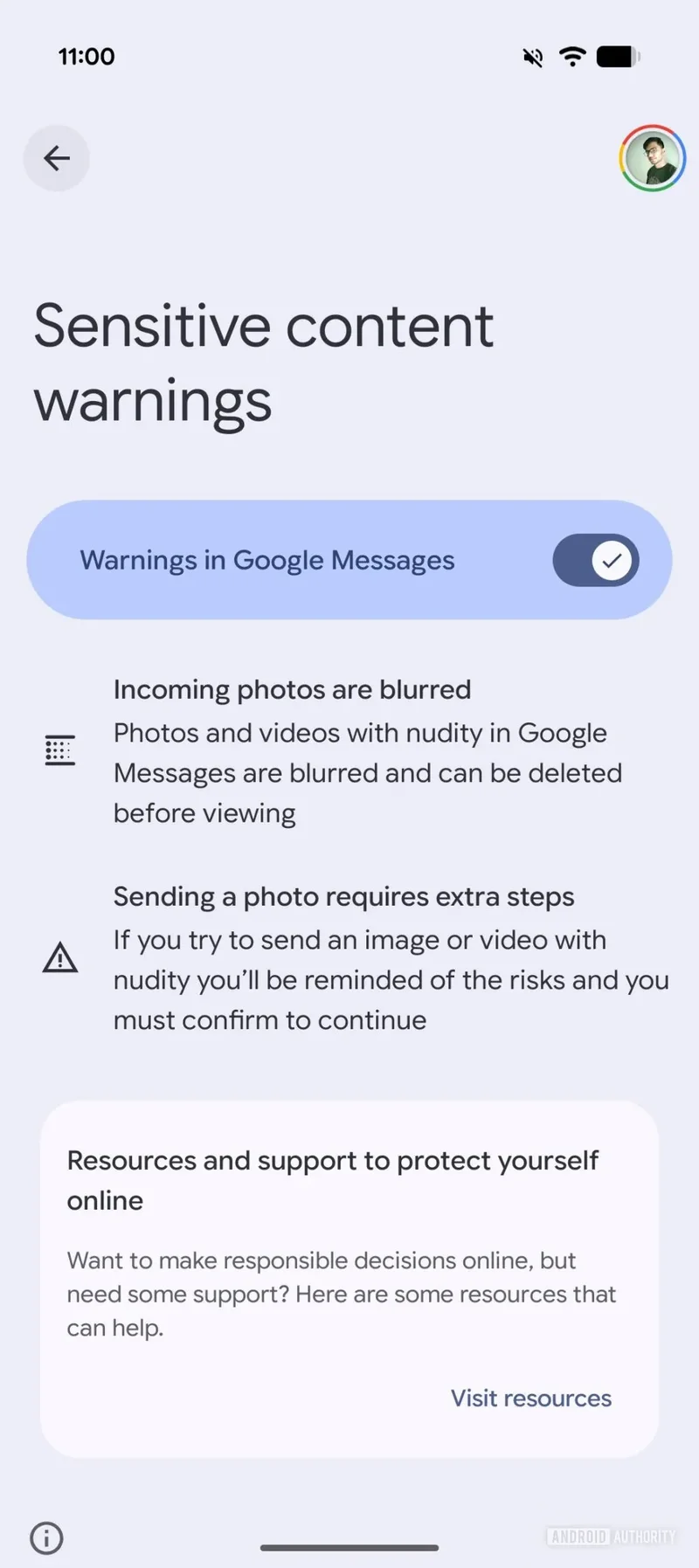 Google Messages can now warn you before you open certain videos