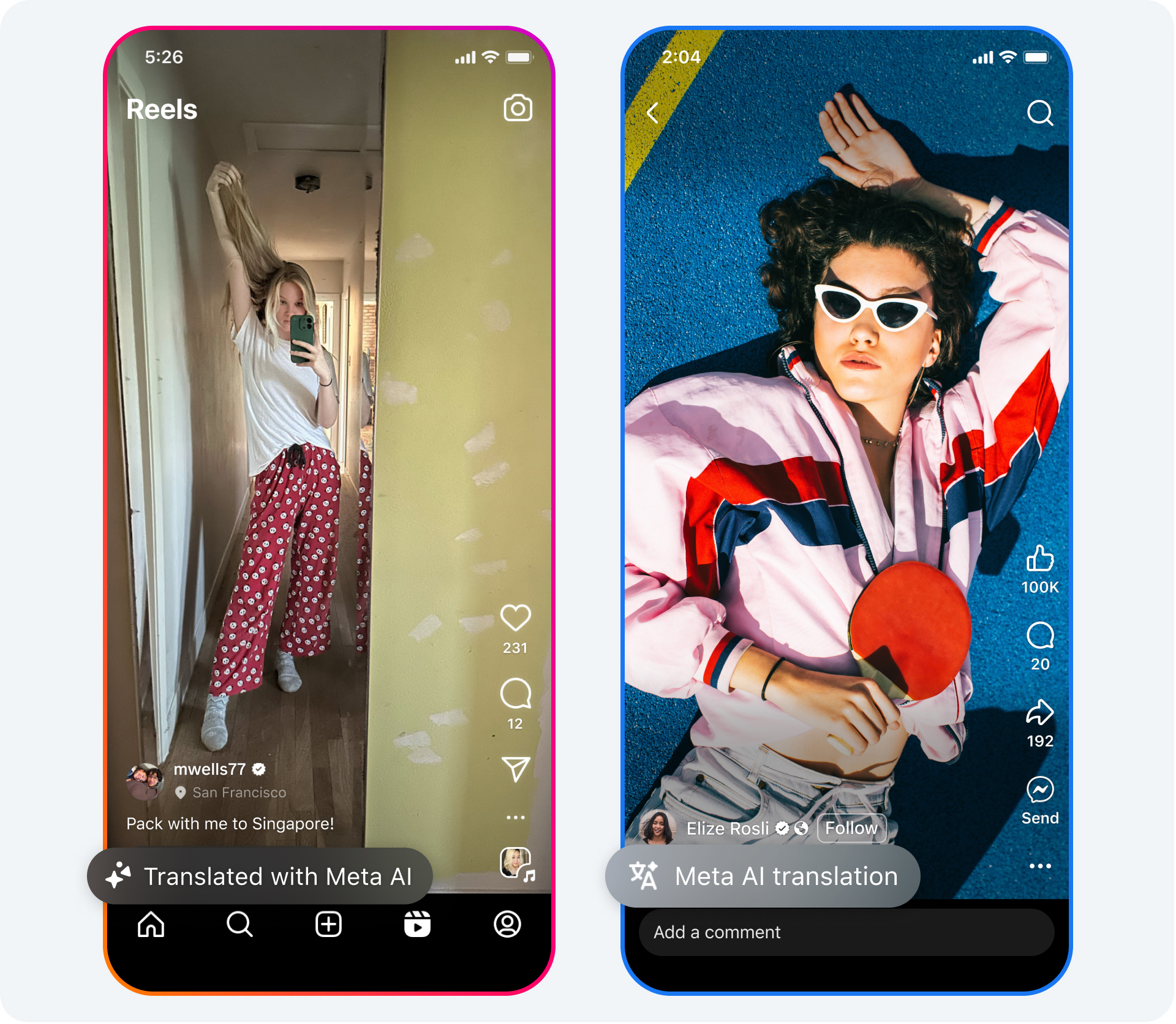 Instagram and Facebook just taught your favorite influencers to speak four languages overnight