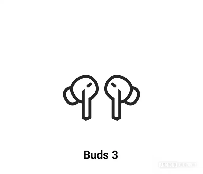 The Buds 3 icon. | Image Credit - Android Authority