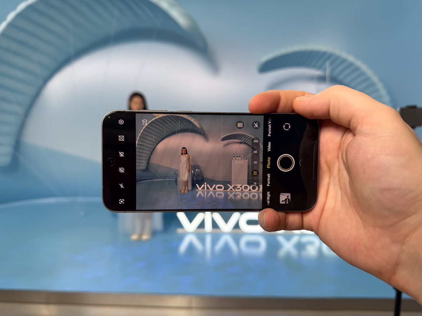 Vivo X300 Pro adds the VS1 and V3+ imaging chips, giving it smoother, sharper photos than the standard X300. | Image credit — PhoneArena - Vivo X300 Pro and Vivo X300: First impressions and camera samples
