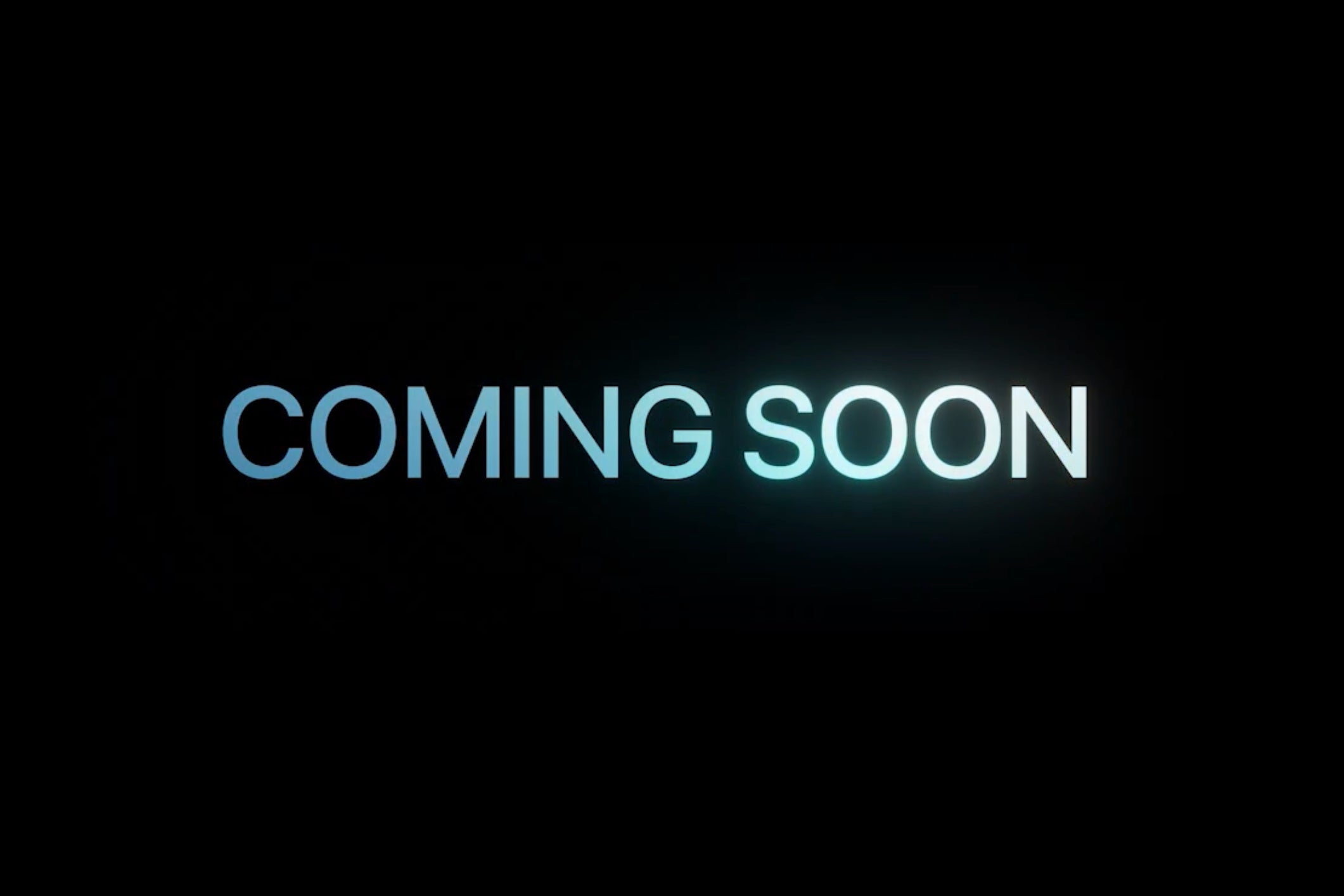 &amp;quot;Coming soon&amp;quot; tease by Apple
