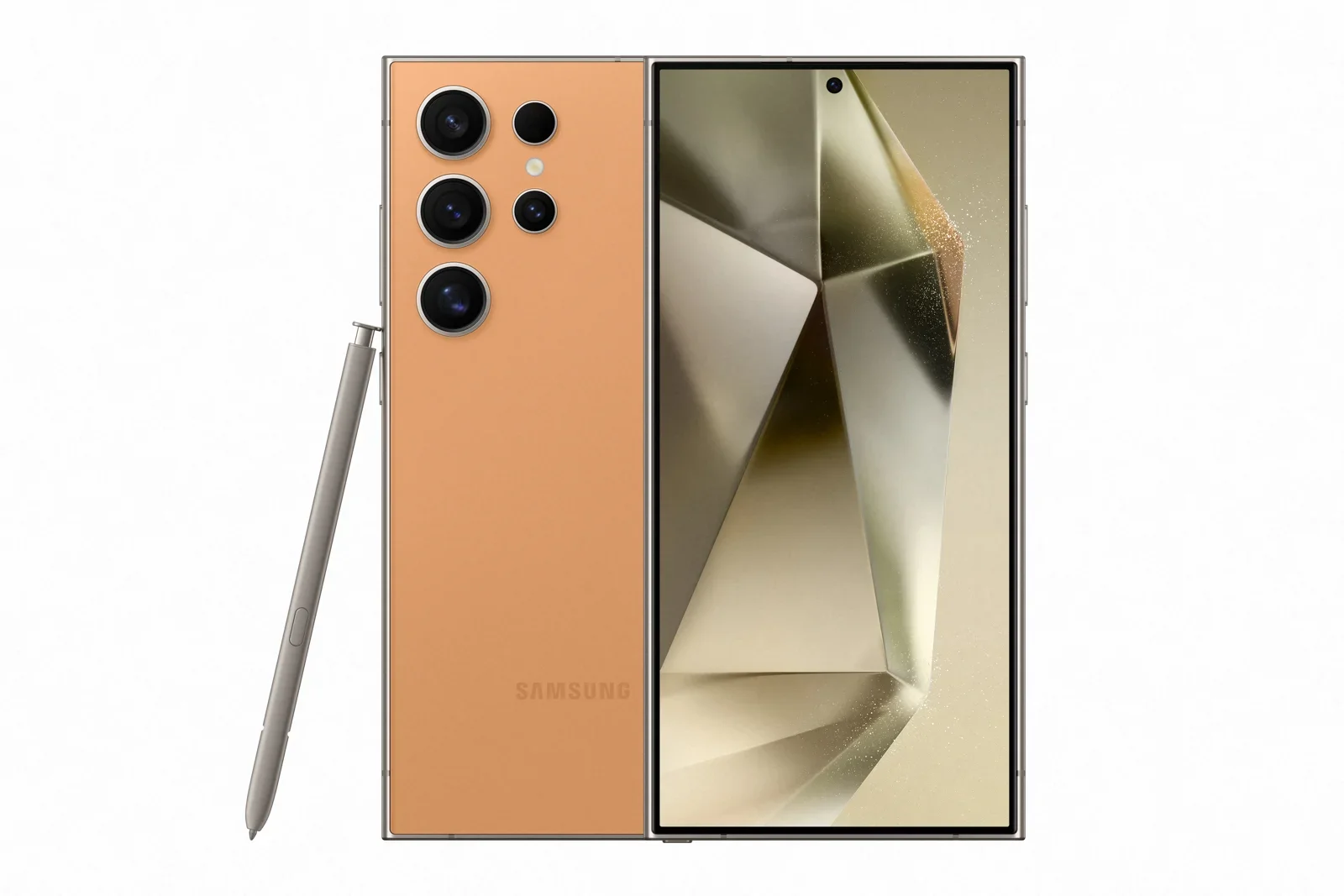 Galaxy S24 Ultra exclusive color - Titanium Orange. | Image Credit - Samsung - Galaxy S26 colors: what the rumors are saying so far