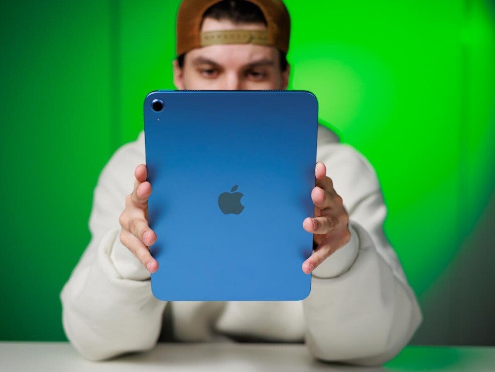 Back panel of the 11th-gen iPad is shown off.