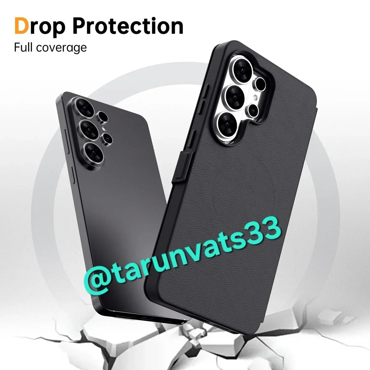 The Galaxy S26 Ultra in a case. | Image Credit – TarunVats on X - Galaxy S26 Ultra: Samsung&#039;s next potential &quot;Oops, I did it again&quot; moment after the S25 Edge flop