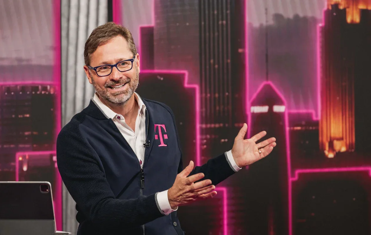 CEO and president Mike Sievert will be leaving T-Mobile on November 1st. | Image credit-T=Mobile - T-Mobile, Verizon, and AT&amp;T have a big week ahead