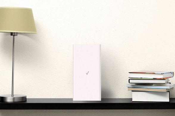 Image of a Verizon wireless internet  gateway on a table