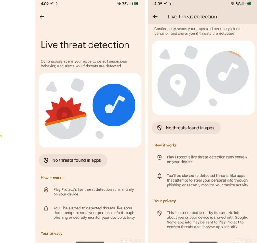 Screen shot shows the upcoming feature that warns Pixel users when they&amp;#039;re being tracked.