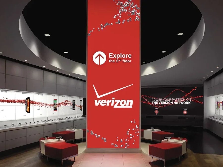 Interior of a Verizon store