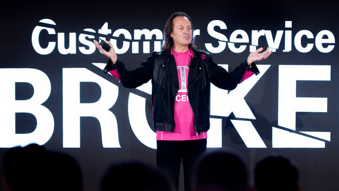 Former T-Mobile CEO John Legere hosting an Uncarrier event. | Image credit-T-Mobile - T-Mobile subscriber says the &quot;Uncarrier&quot; is dead