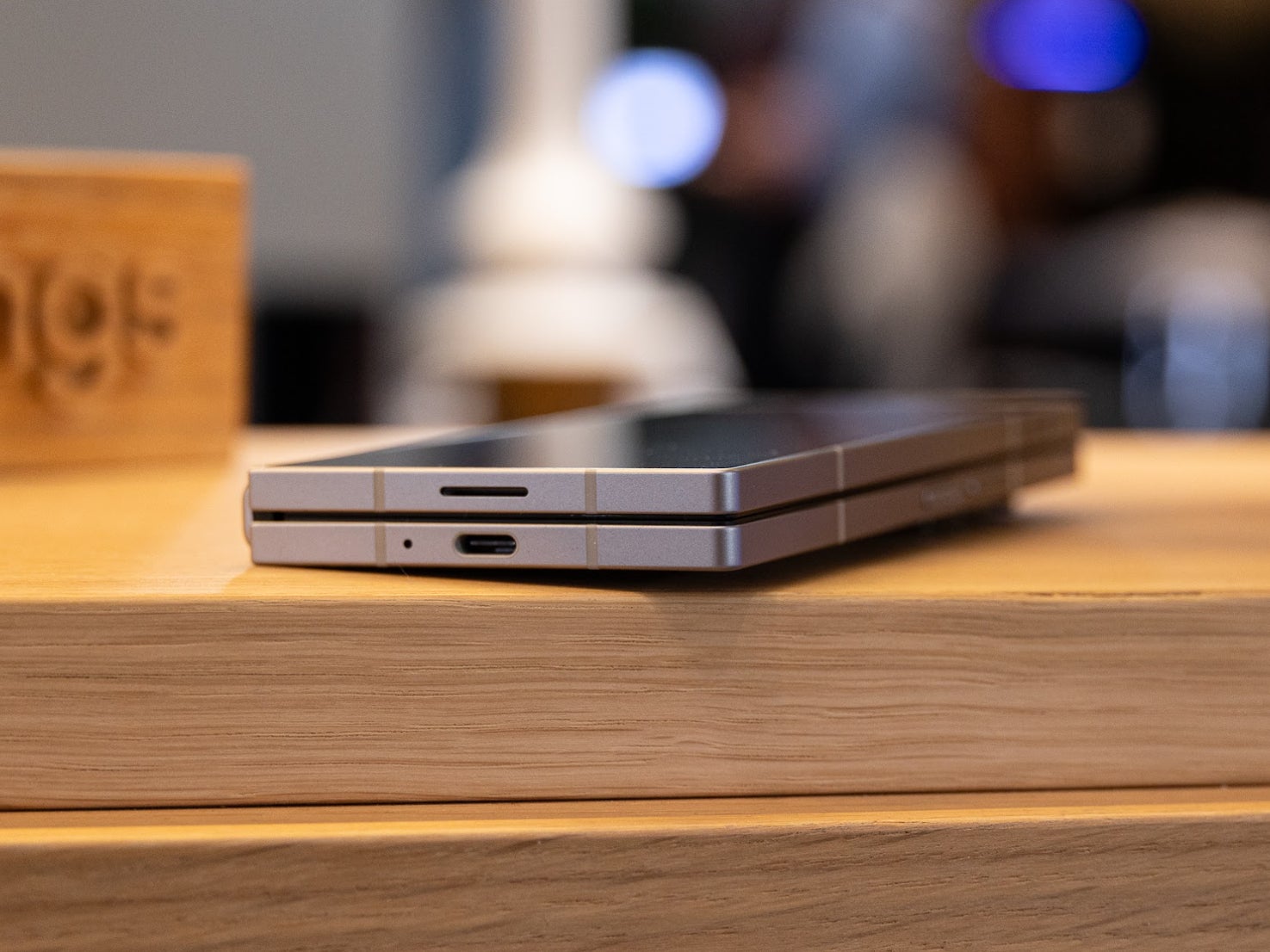 Folded Galaxy Z Fold 6 on a table