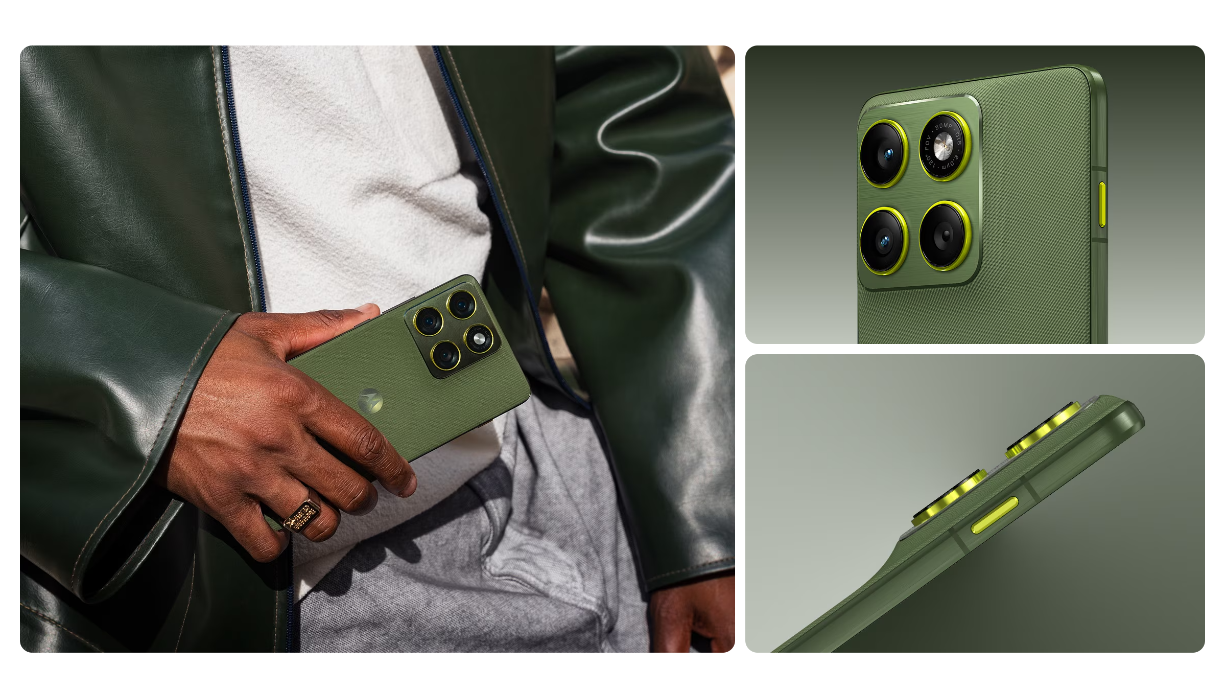 Motorola Edge 70 in Bronze Green. | Image credit – Motorola - The Motorola Edge 70 is here – it wants to beat the iPhone Air and it may have what’s necessary