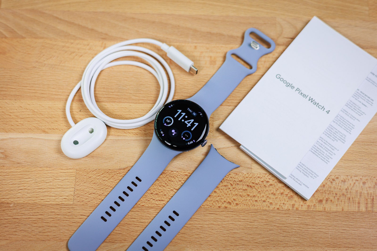 The new redesigned charging puck is remarkable, as it enables the watch to function as a mini dock for your desk (Image by PhoneArena) - I've used the Pixel Watch 4 for a week, and this is what really impressed me