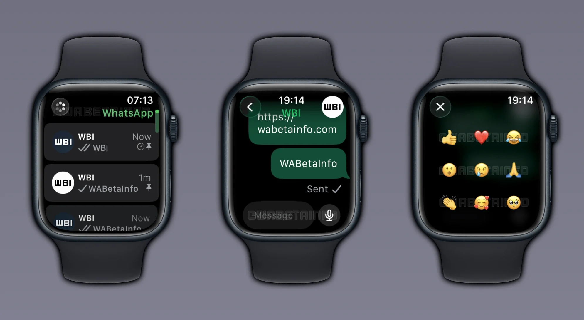 WhatsApp on Apple Watch. | Image credit – WABetaInfo - You won’t believe which device is getting WhatsApp next