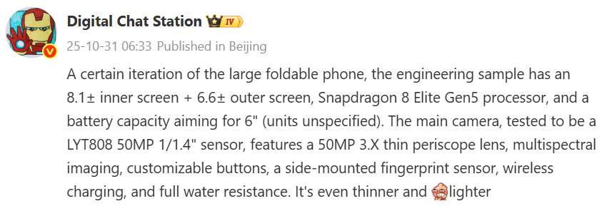 Screenshot of a social media post.