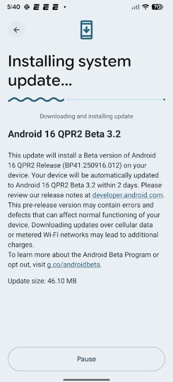 Google releases Android 16 QPR2 Beta 3.2.