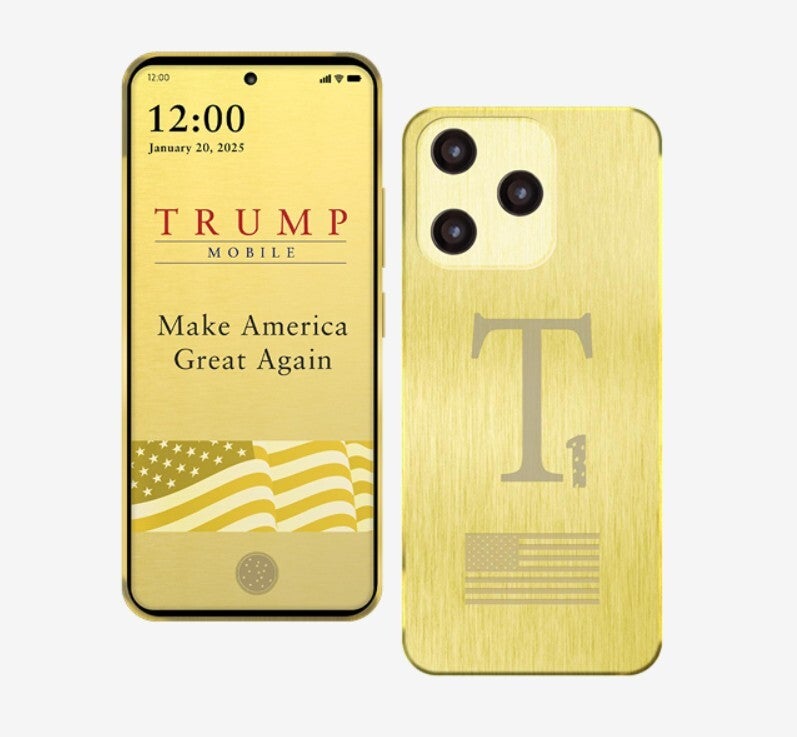 The first image ever released showing the Trump Phone. | Image credit-Trump Organization - It's now November and the Trump phone is still MIA