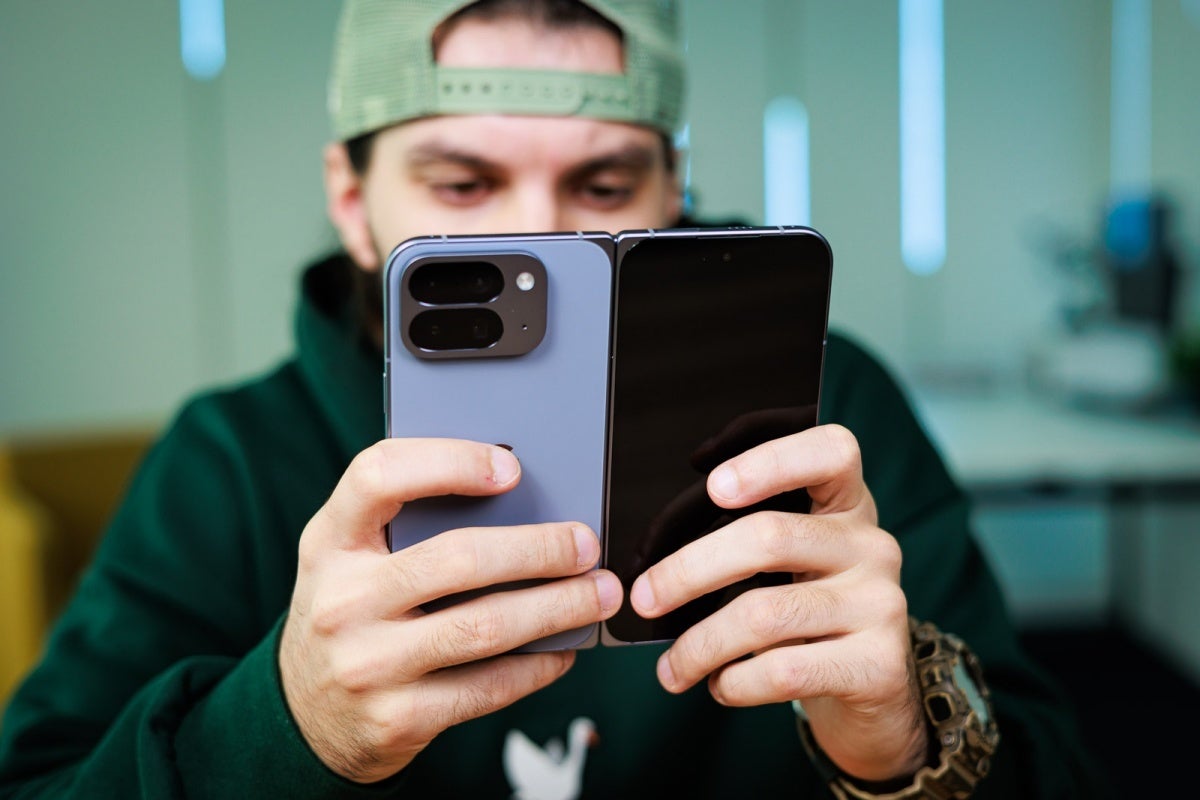 The Pixel 10 Pro Fold is perhaps not as stylish as the Galaxy Z Fold 7, but it's nonetheless a great foldable. | Image Credit -- PhoneArena - The first-ever Google Pixel 10 Pro Fold deal is finally here, and it's epic