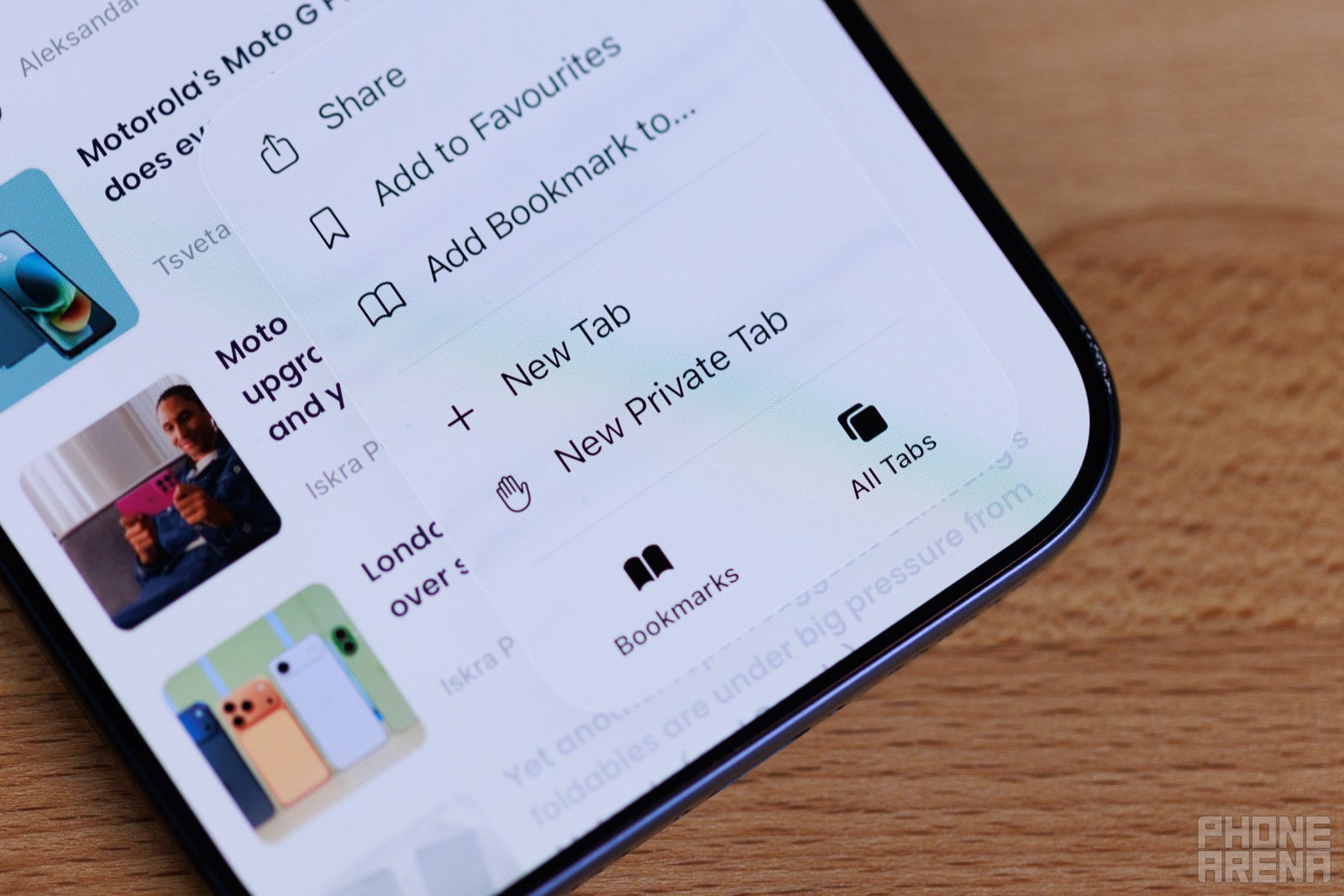 Tap once to find All Tabs&nbsp;(Image credit - PhoneArena) - Safari on iOS 26 is a mess, but you can fix some of it