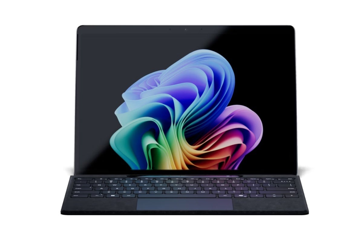 Who needs a laptop anymore when this tablet and keyboard bundled can be had this cheap? | Image Credit -- Microsoft - Last year's Surface Pro (with keyboard) is this year's holiday must-buy at a huge $450 discount