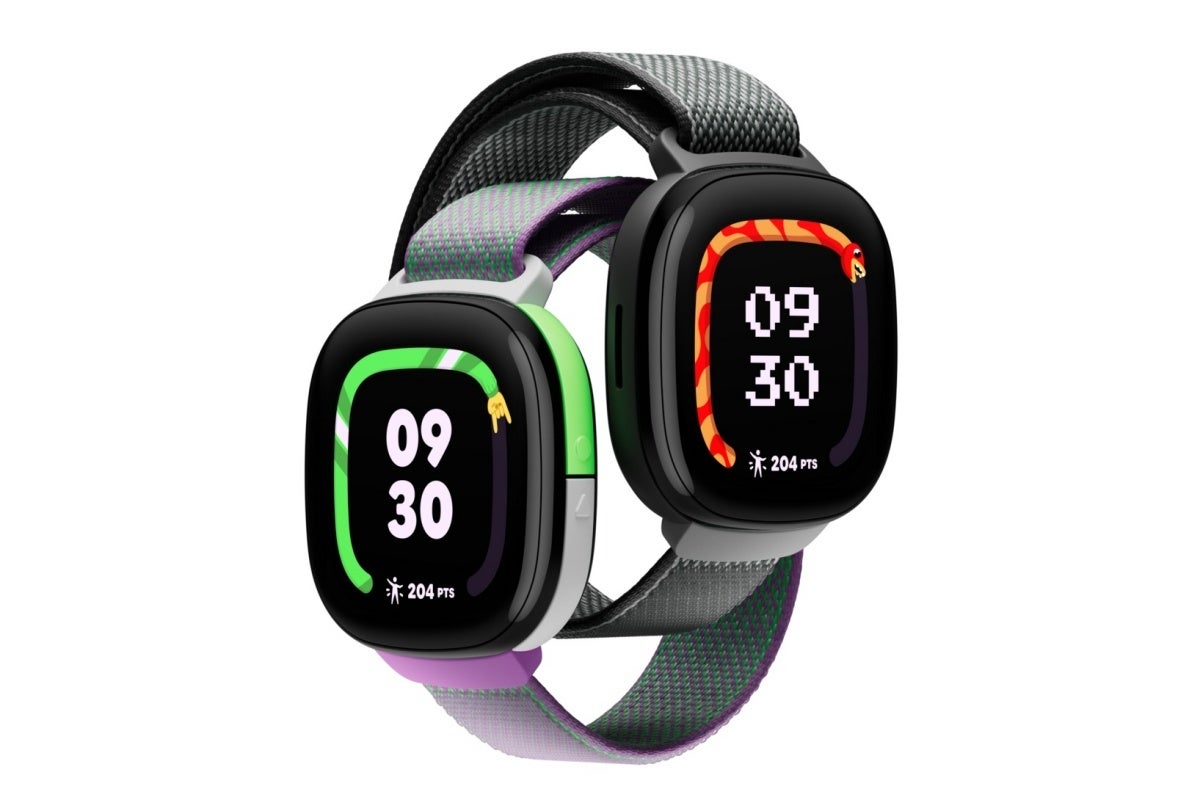 Fitbit Ace LTE smartwatch in two color options