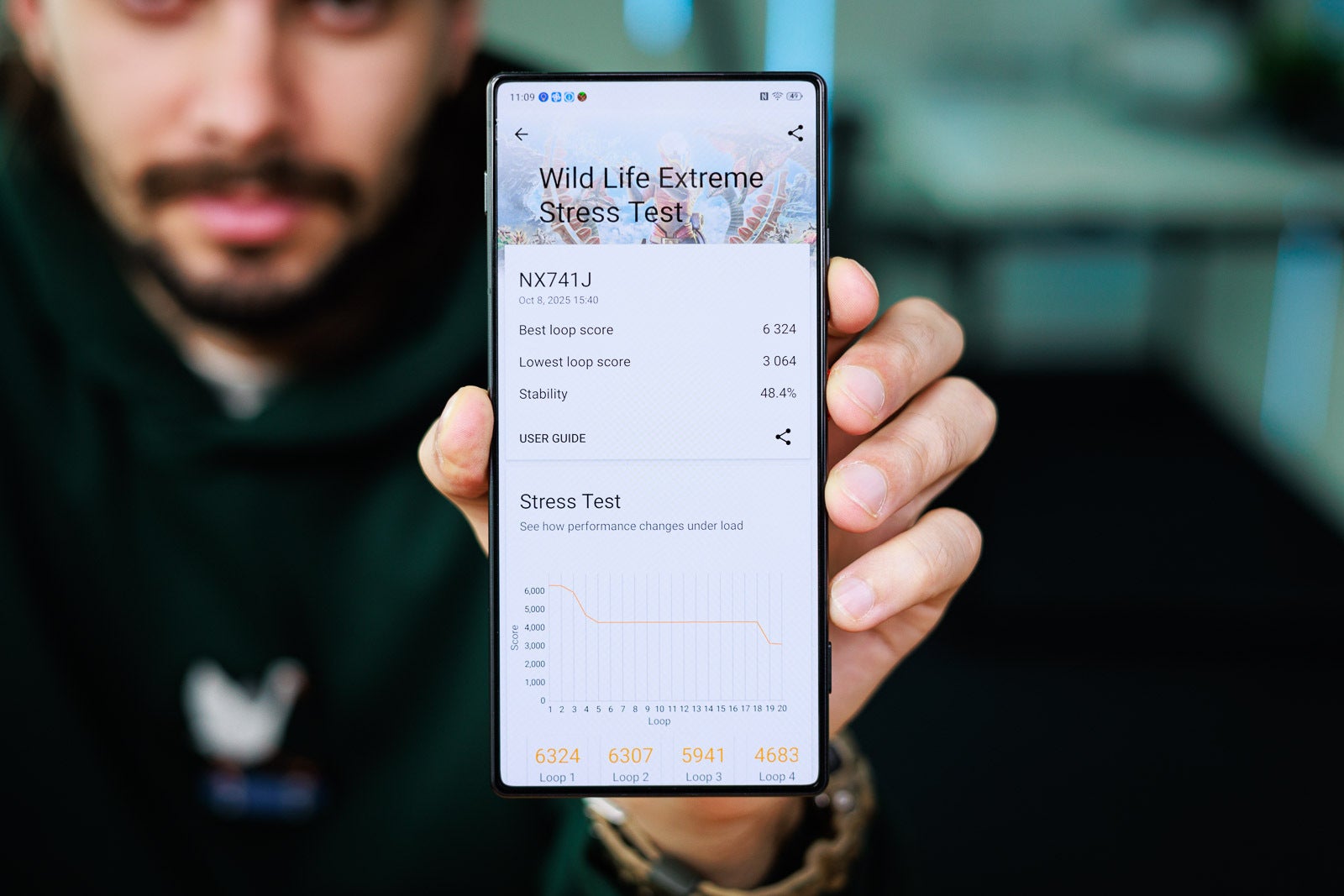 48% stability is not what you expect to see on a flagship chipset | Image by PhoneArena - The Snapdragon 8 Elite Gen 5 is fast, but not all phones can handle the heat