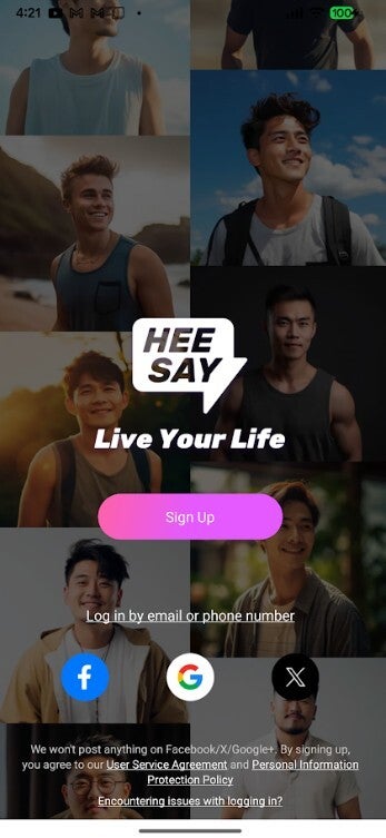 The HeeSay app is available in the U.S. Google Play Store. | Image credit-PhoneArena - China forces Apple to pull certain dating apps from the App Store