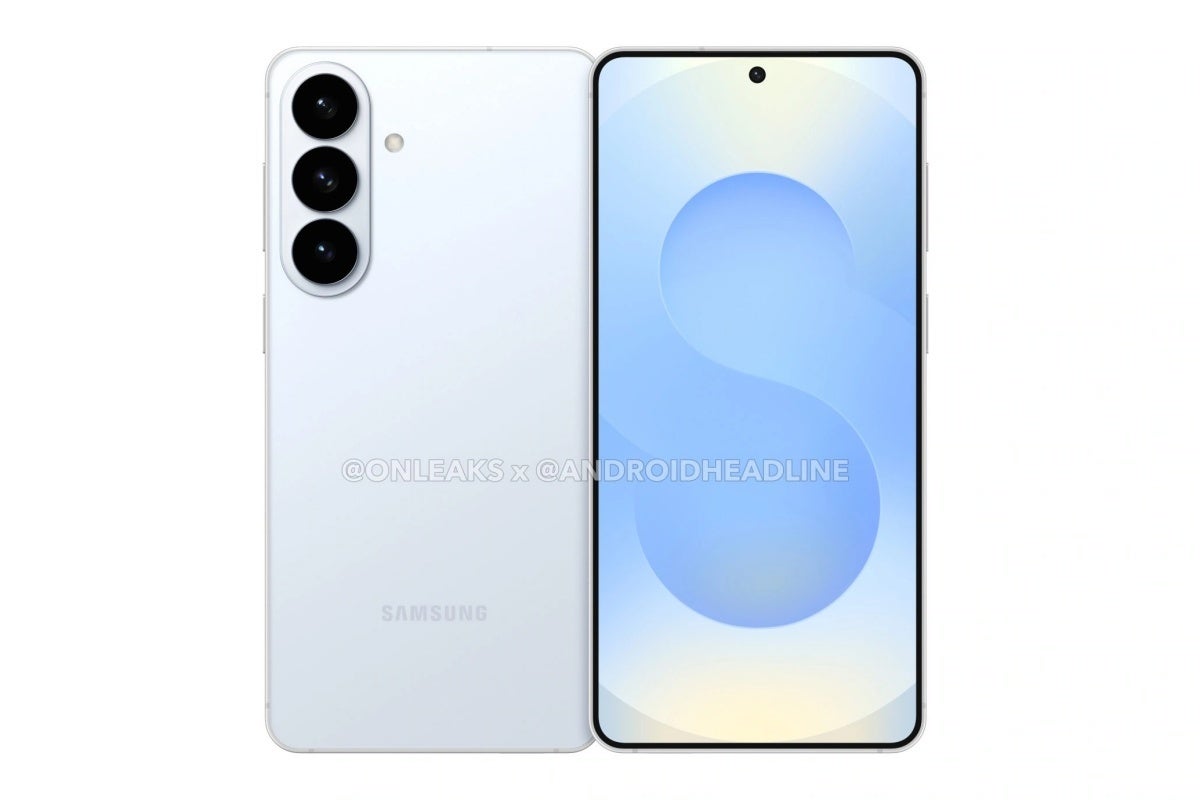 Leaked Samsung Galaxy S26 Plus design
