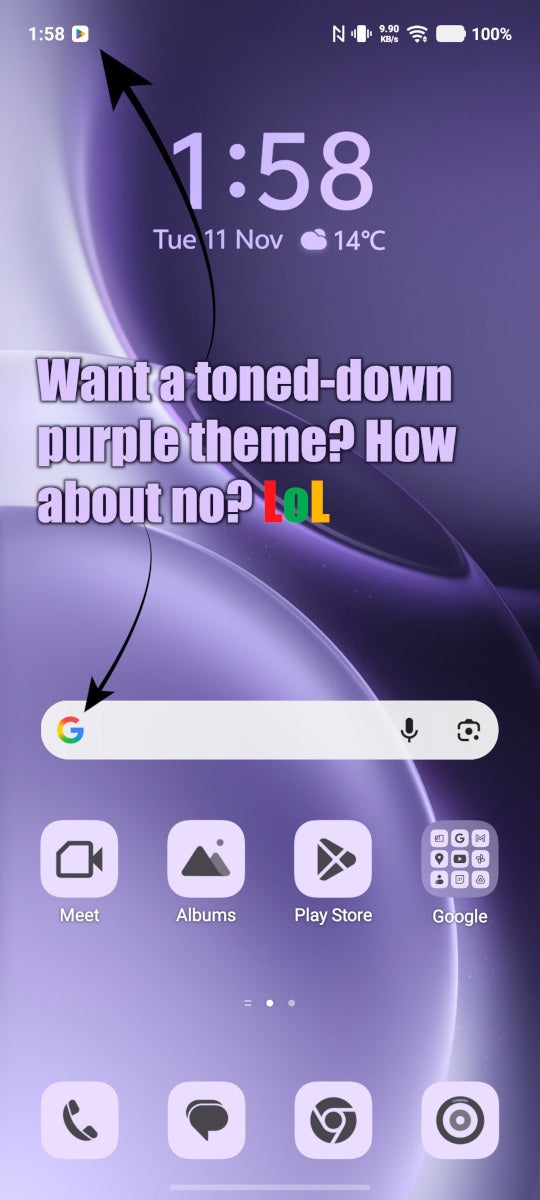 Hot take: I hate the stock Android colors