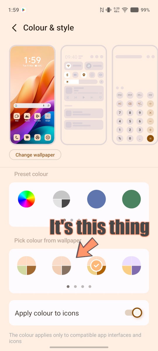 Hot take: I hate the stock Android colors