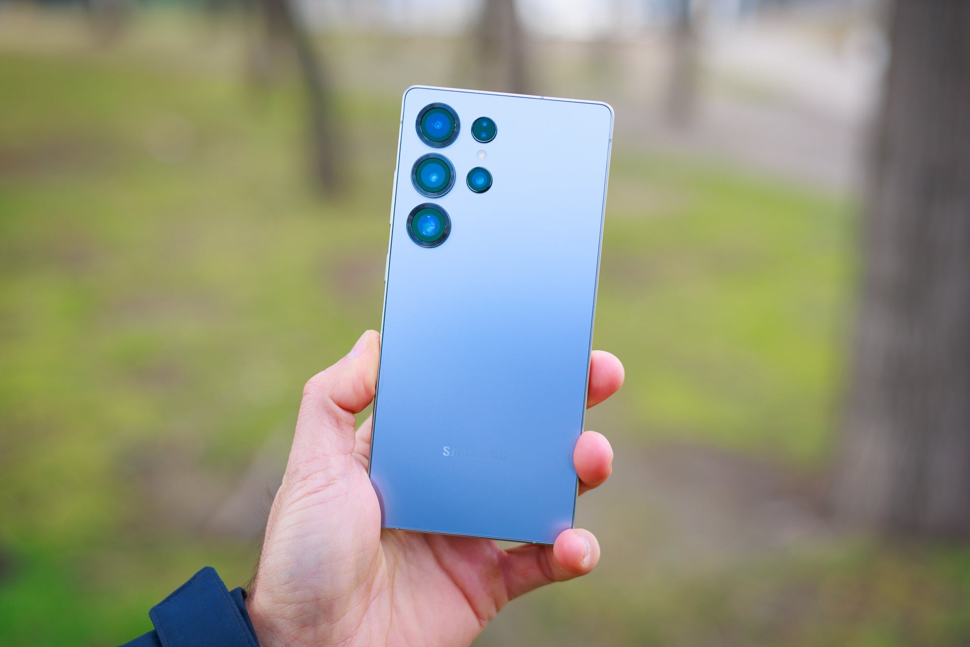 Galaxy S25 Ultra for reference. | Image by PhoneArena - The Galaxy S26 Ultra&#039;s potential selfie camera upgrade might come with side effects