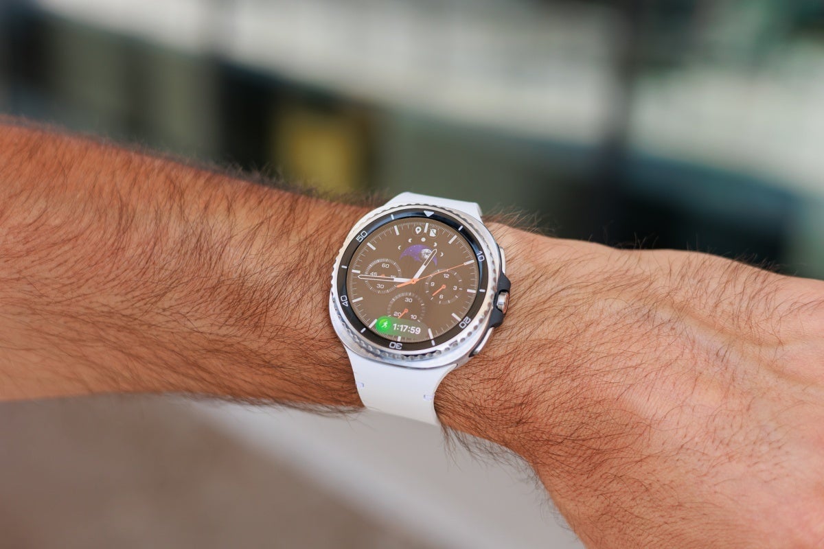 Samsung Galaxy Watch 8 Classic on wrist