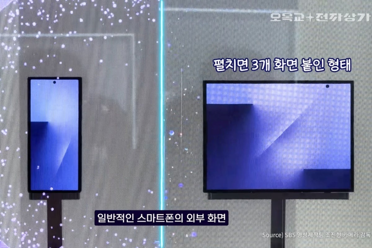 Leaked Samsung Galaxy Z TriFold images